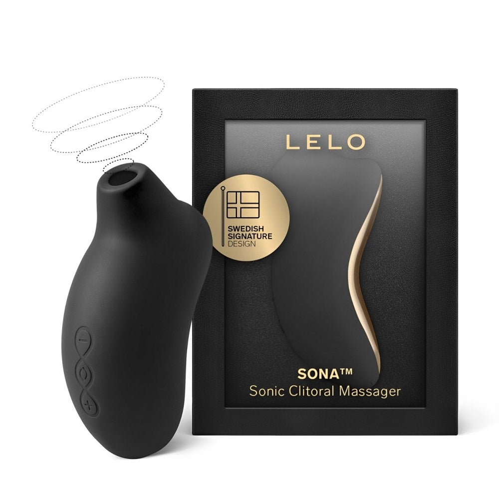 LELO SONA Sonic Air Pulse Clitoral Massager Black