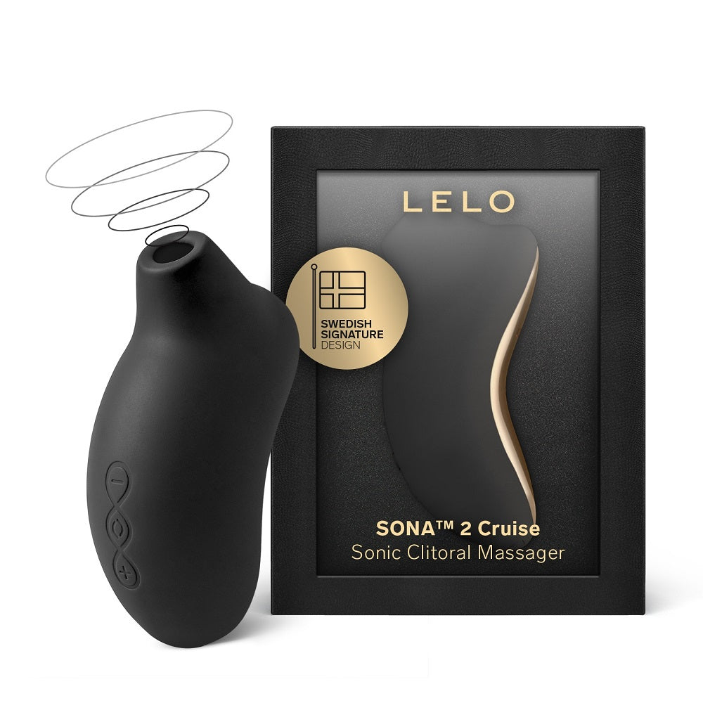 LELO SONA 2 Cruise Air Pulse Clitoral Massager Black Main image