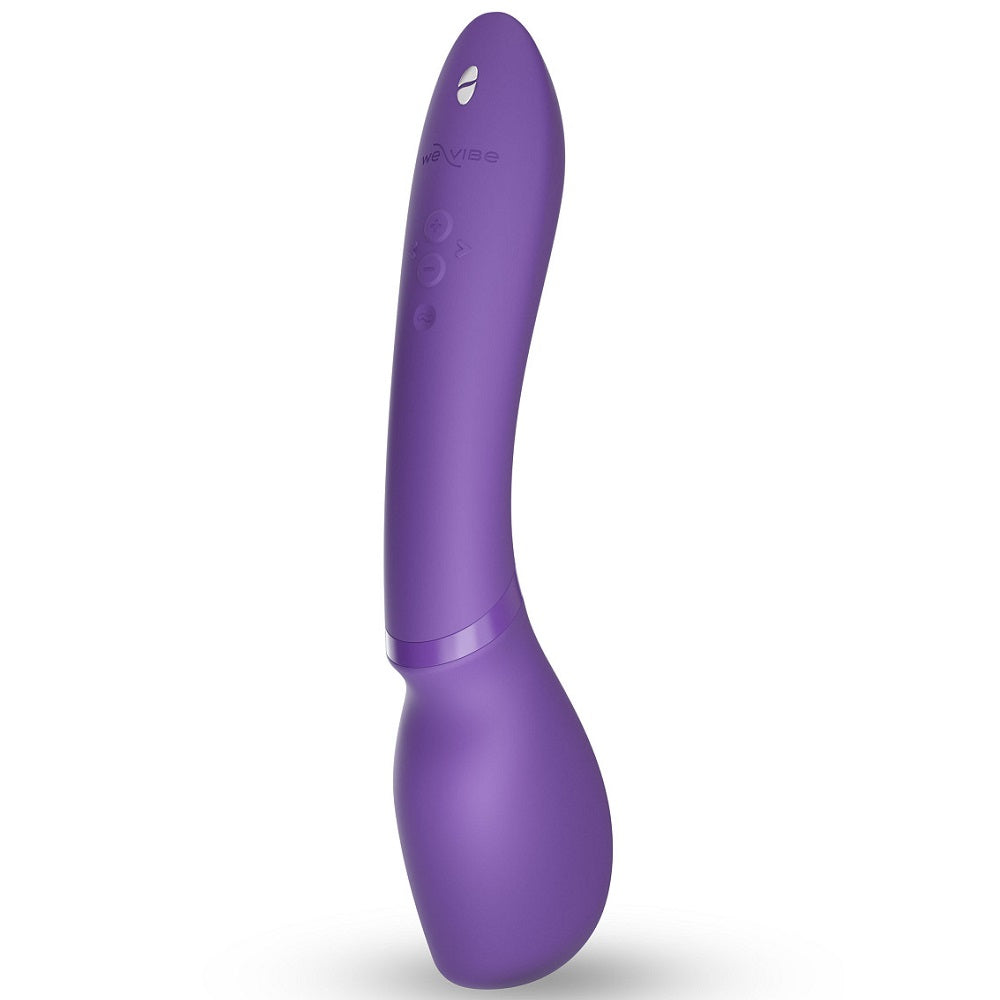 We Vibe Wand 2 Waterproof 10 Function App Controlled Massage Wand Vibrator 2 Purple