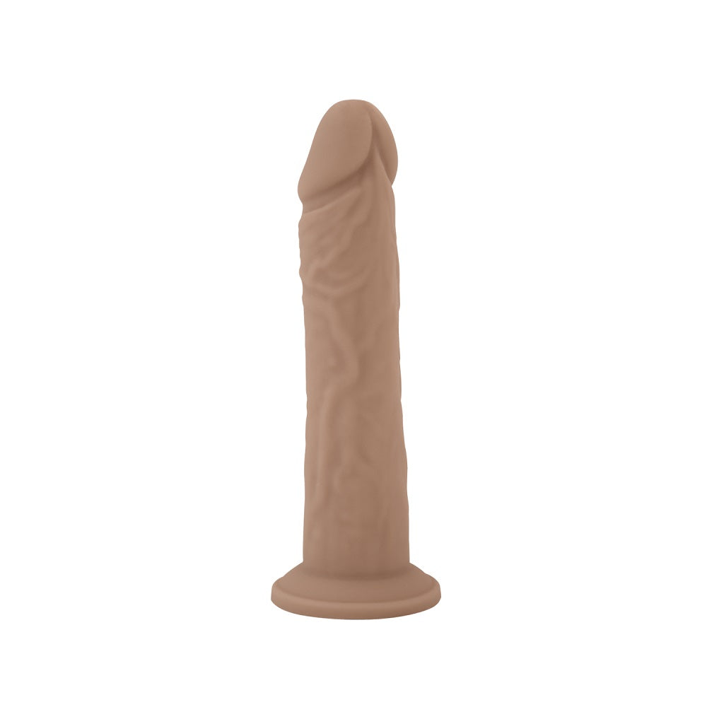 SilexD 8 inch Realistic Liquid Silicone Dildo With Suction Cup
