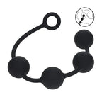 Shots Toys LEVELZ Round Anal Balls Beads Black Shots Toys