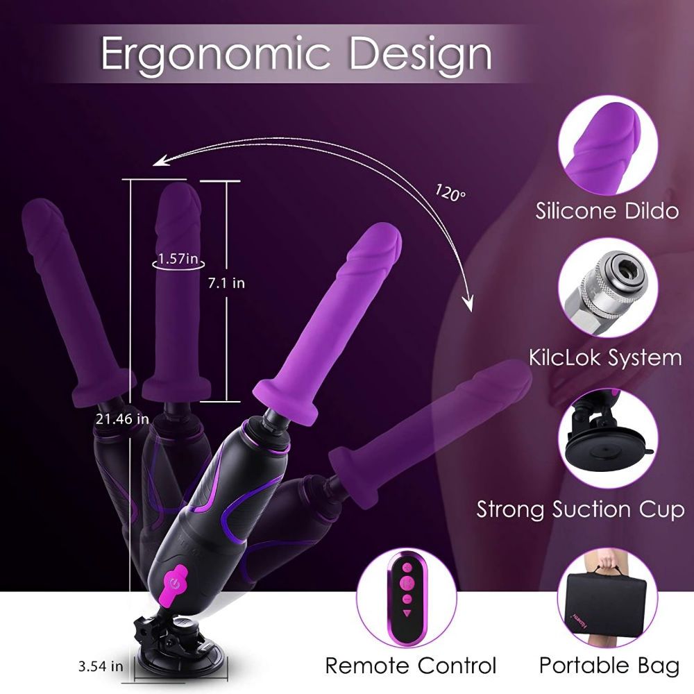 HiSmith Traveler Pro 3.0 Remote & App Controlled Sex Machine HiSmith