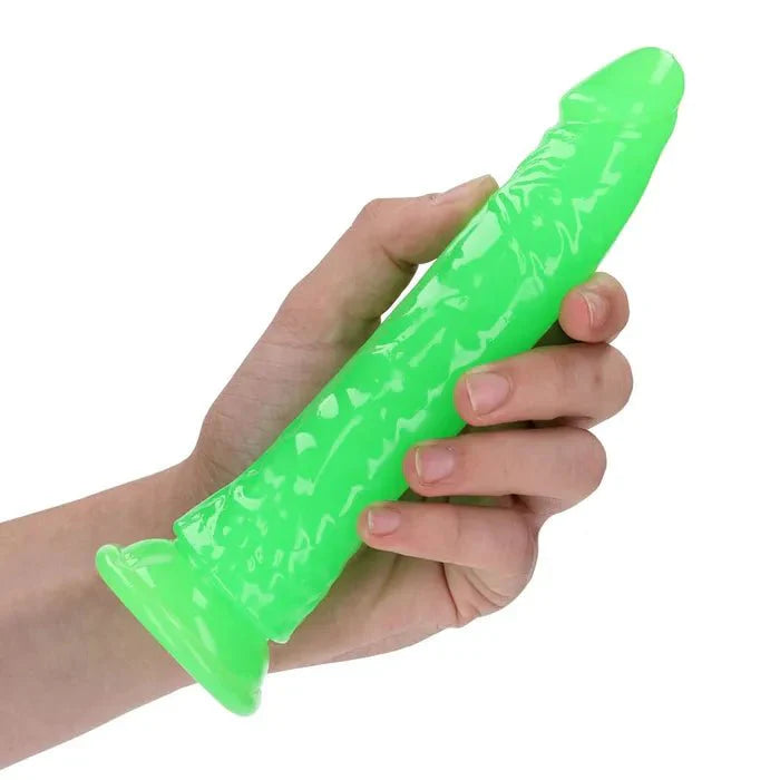 Shots Toys REALROCK Slim Glow In The Dark Neon Dong 7 Inch - LOVVA Main image