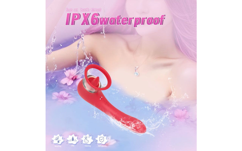 S Hande Trumpet 3 In 1 Sucking Licking Vibrating Vaginal Stimulator