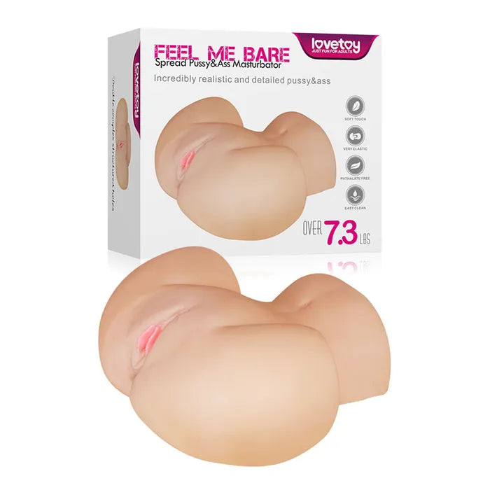 Lovetoy Feel Me Bare Perfect Pussy & Ass Missionary Style Masturbator Flesh Lovetoy Main image
